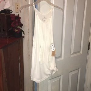 A white tank top